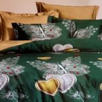 Posteljina 5D 200x220 Zelena romantika