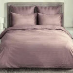 Posteljina damast vino roze