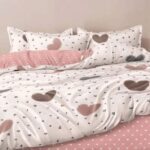 Posteljina 5D 140x220 Roze srca
