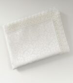 Stolnjak sa čipkom 160x220 BELI - Slika 2