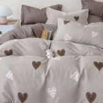 Posteljina Premium Hearts 200x220